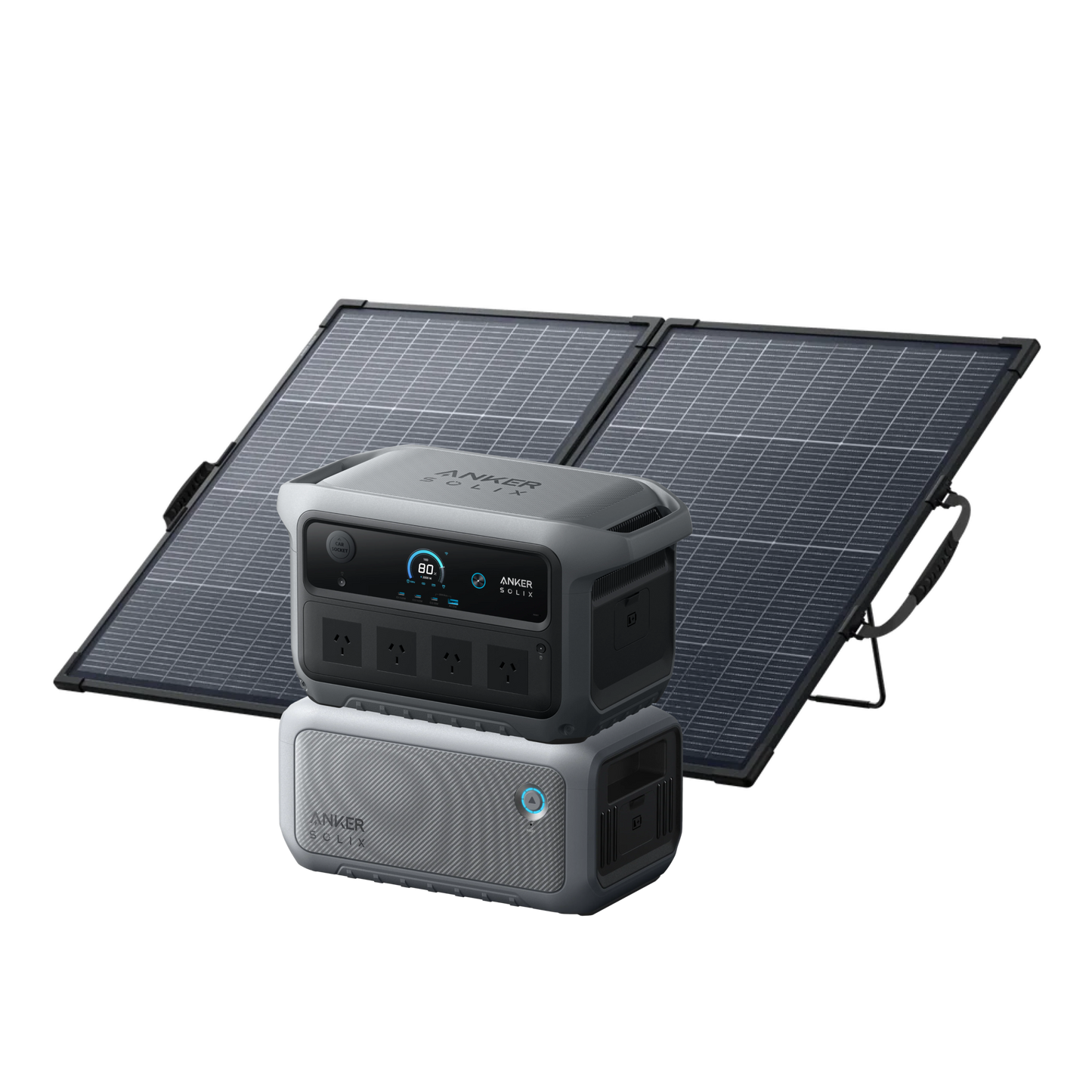 Anker SOLIX C2000 Gen 2 + BP2000 Expansion Battery (Gen2) + PS200 Bifacial Portable Solar Panel