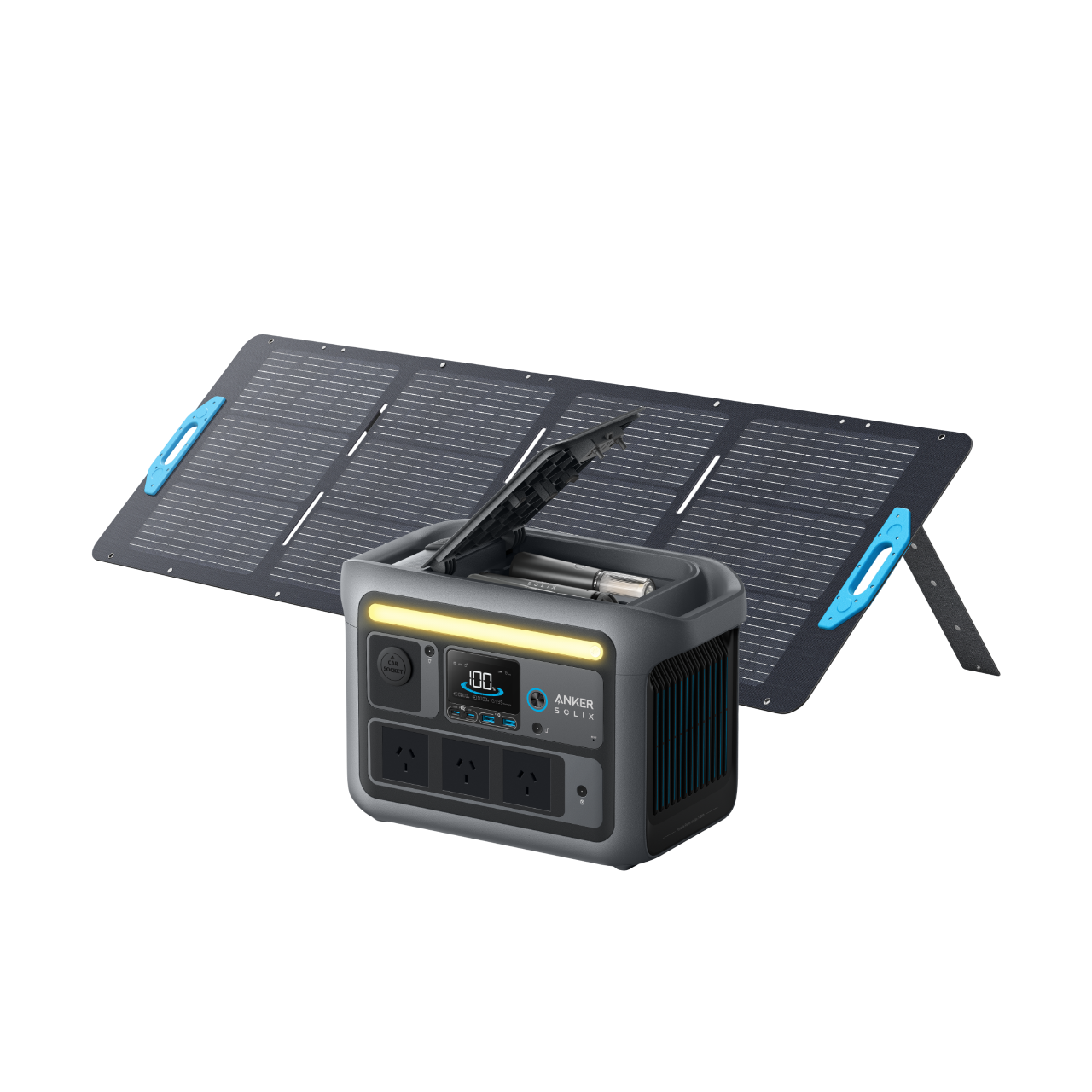 Anker SOLIX C800 Plus Solar Generator + 200W Solar Panel