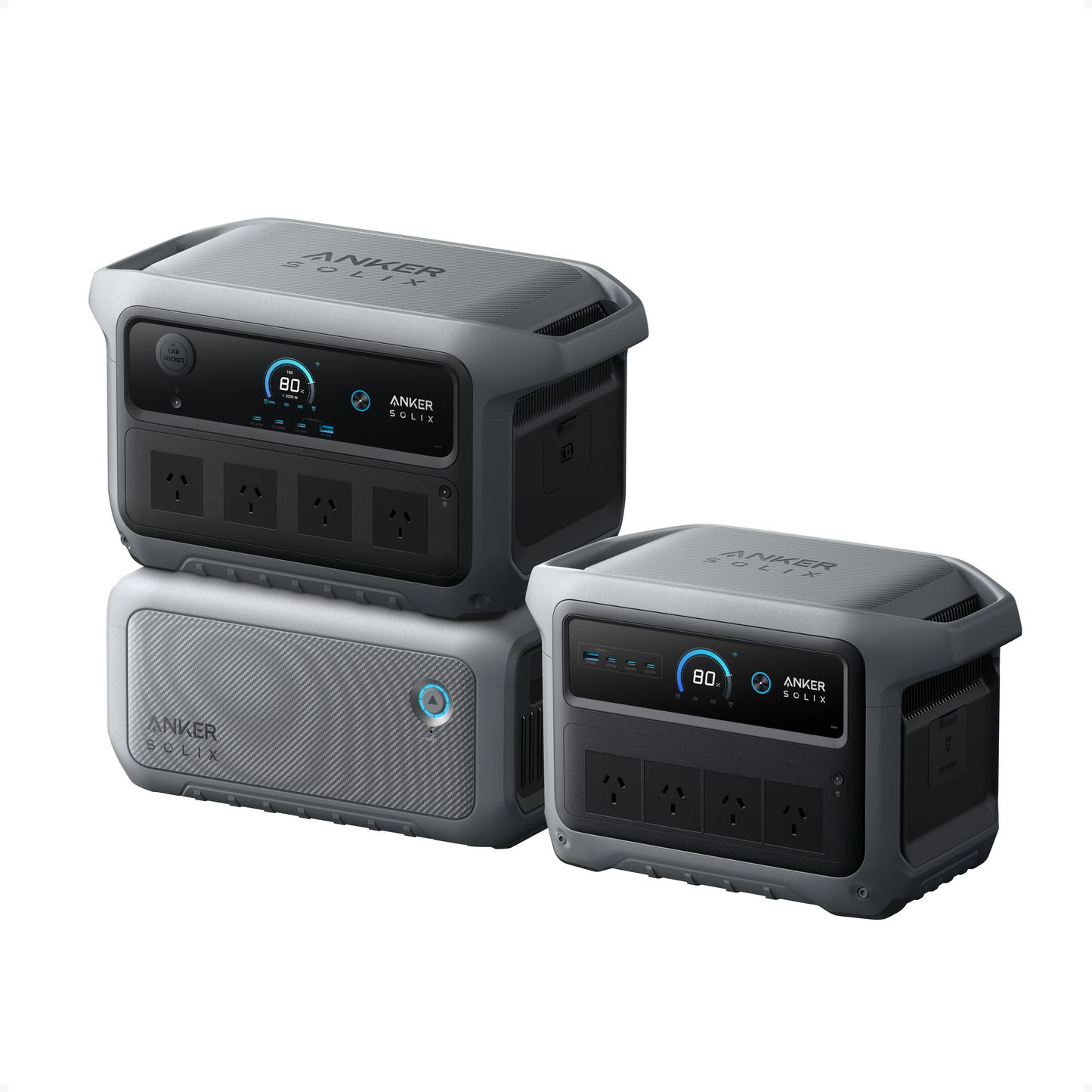Anker SOLIX C2000 Gen 2 + C2000 Gen 2 Expansion Battery + C1000 Gen 2