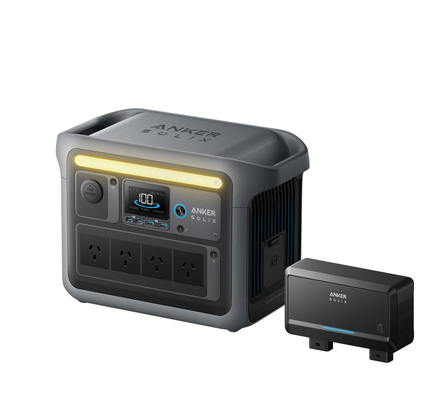 Anker SOLIX Alternator Charger + C1000 Portable Power Station