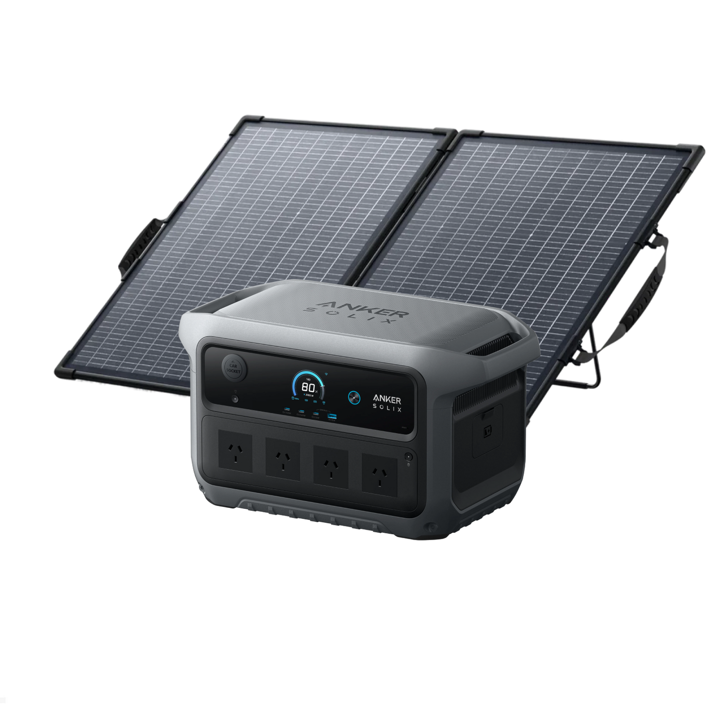 Anker SOLIX C2000 Gen 2 + PS100 Bifacial Portable Solar Panel
