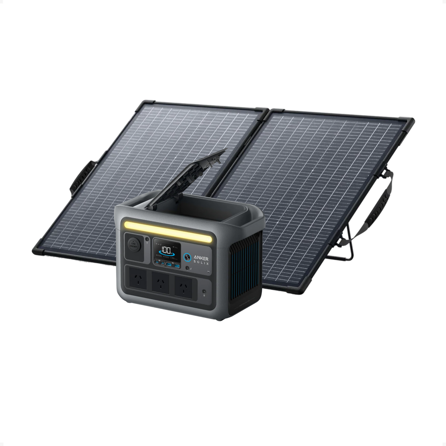 Anker SOLIX C800 Solar Generator + 100W Solar Panel