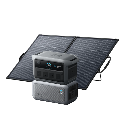 Anker SOLIX C2000 Gen 2 + BP2000 Expansion Battery (Gen2) + PS200 Bifacial Portable Solar Panel