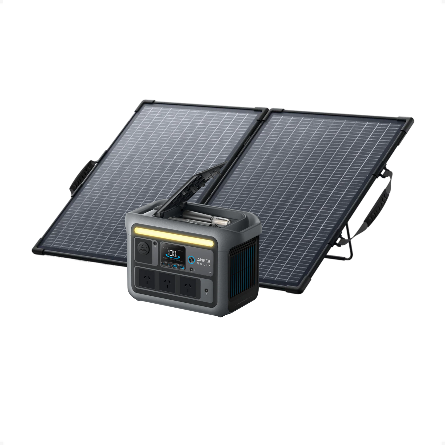 Anker SOLIX C800 Plus Solar Generator + 100W Solar Panel