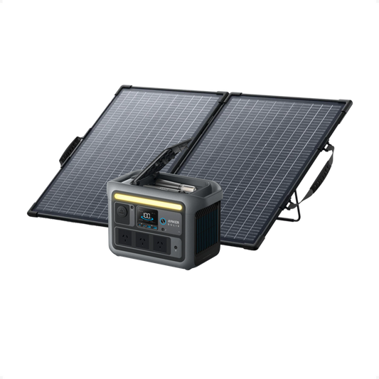 Anker SOLIX C800 Plus Solar Generator + 100W Solar Panel