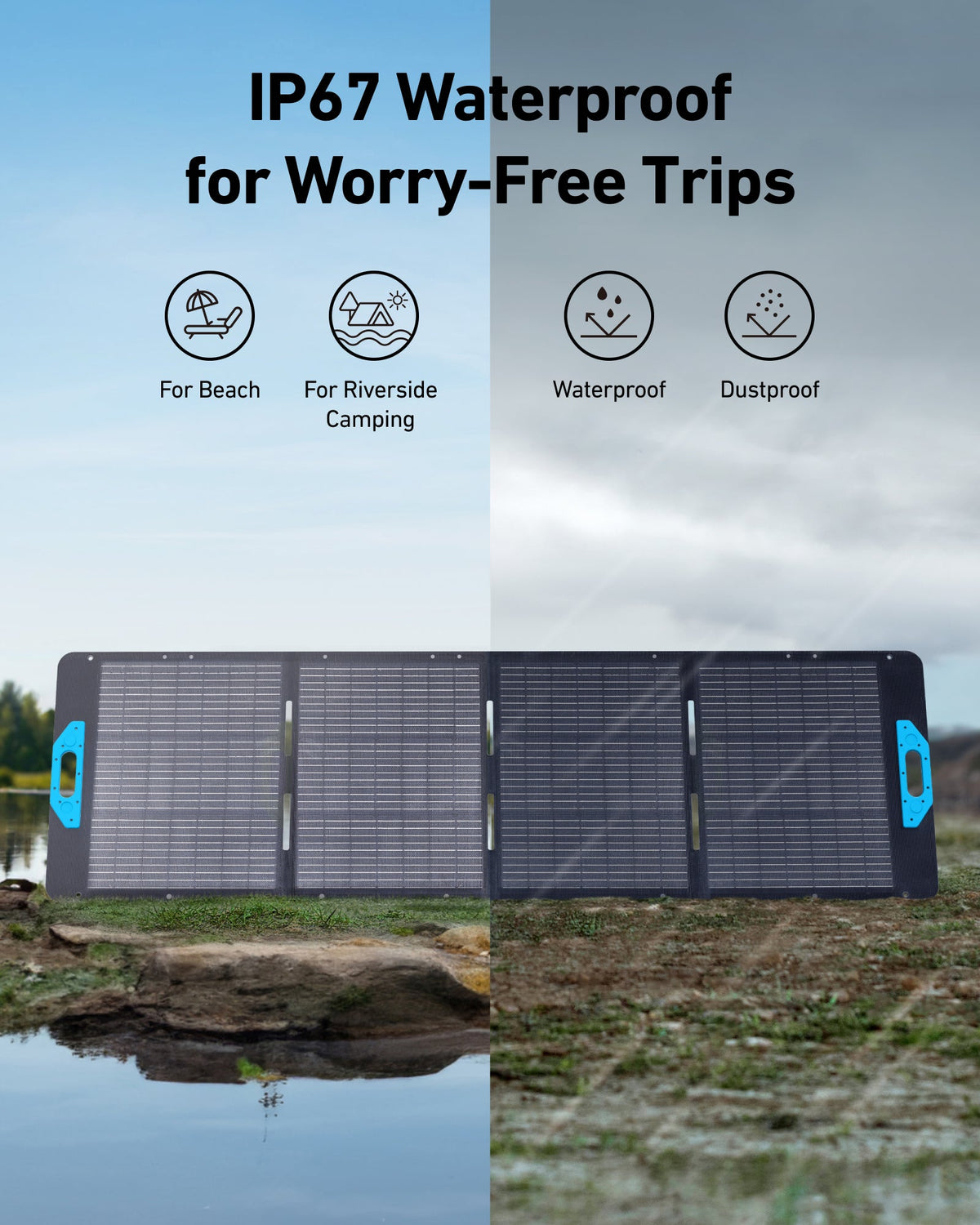 Anker SOLIX PS200 Portable Solar Panel (200W)