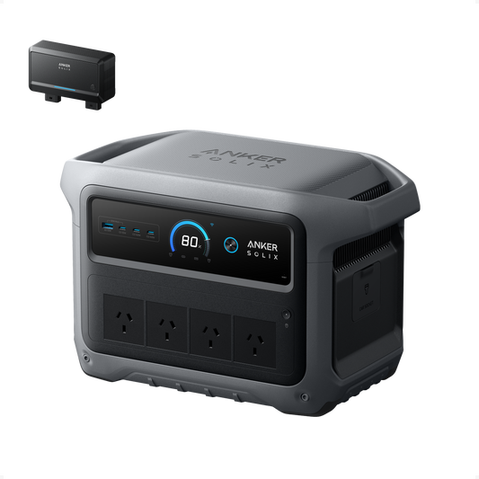 Anker SOLIX C1000 Gen 2 Portable Power Station - 1,024Wh | 2,000W + Alternative Charger