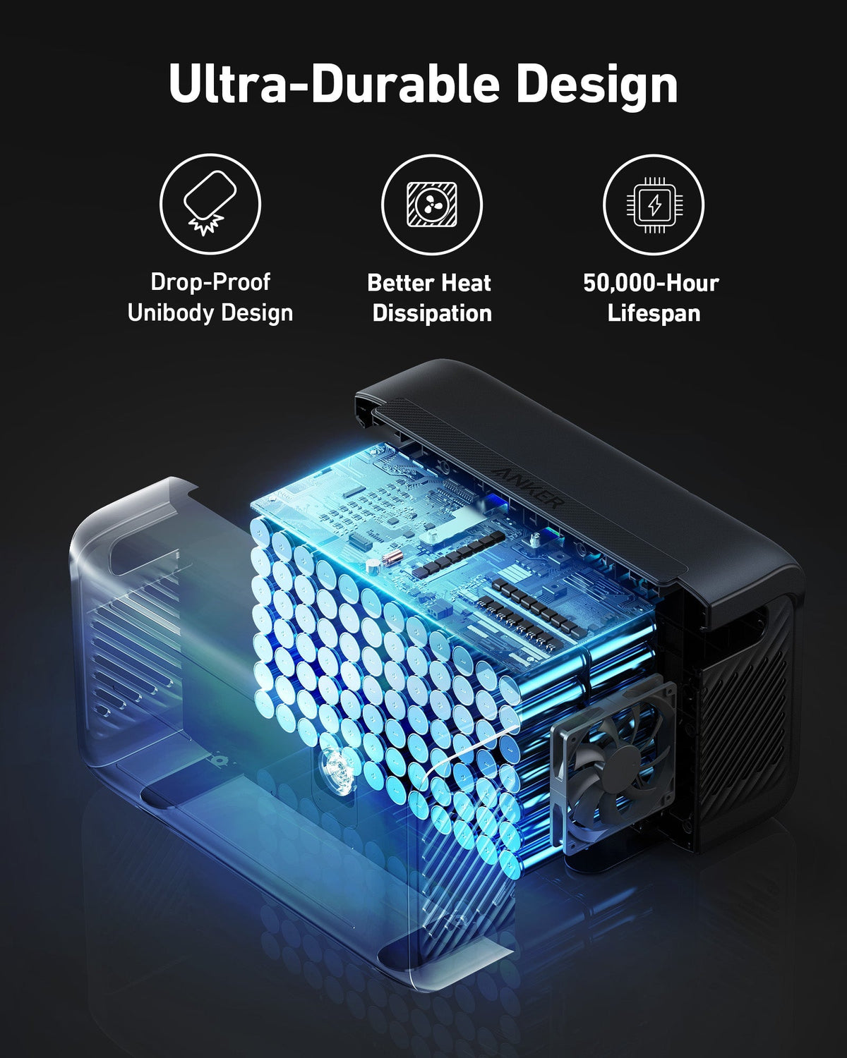 Anker SOLIX BP2000 Expansion Battery - 2,048Wh LFP (For F2000, F2600)
