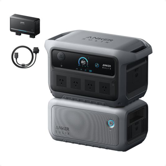 Anker SOLIX C2000 Gen 2 + Battery + 1m Expansion Port Output Cable+Alternator Charger