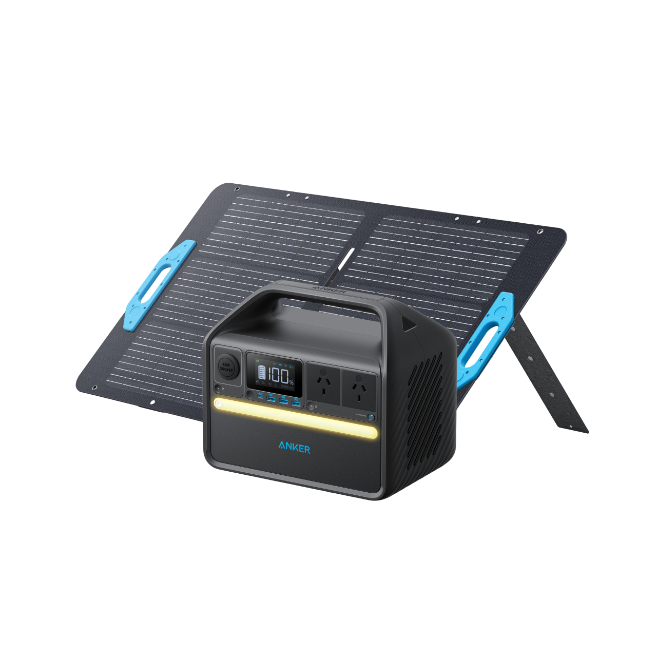 Anker 535 Solar Generator + 100W Solar Panel