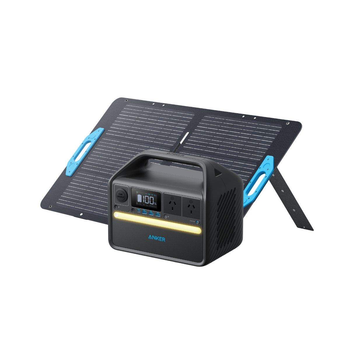 Anker 535 Solar Generator + 100W Solar Panel