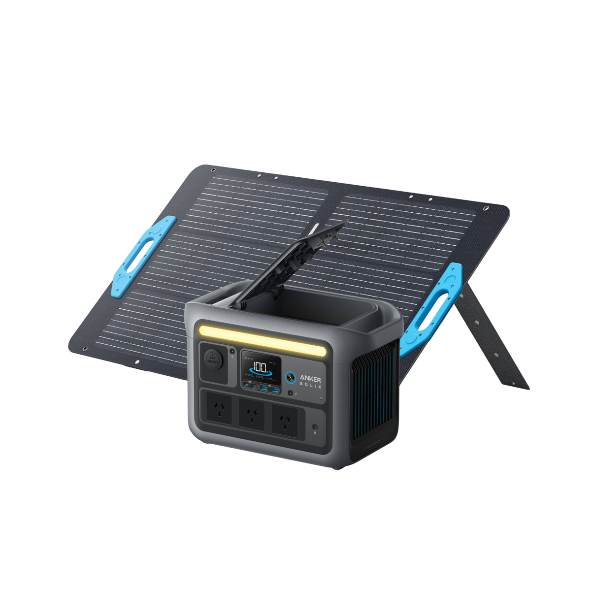 Anker SOLIX C800 Solar Generator + 100W Solar Panel