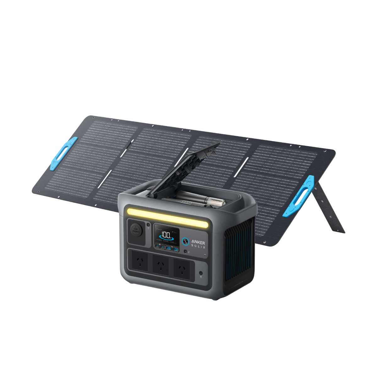 Anker SOLIX C800 Plus Solar Generator + 200W Solar Panel
