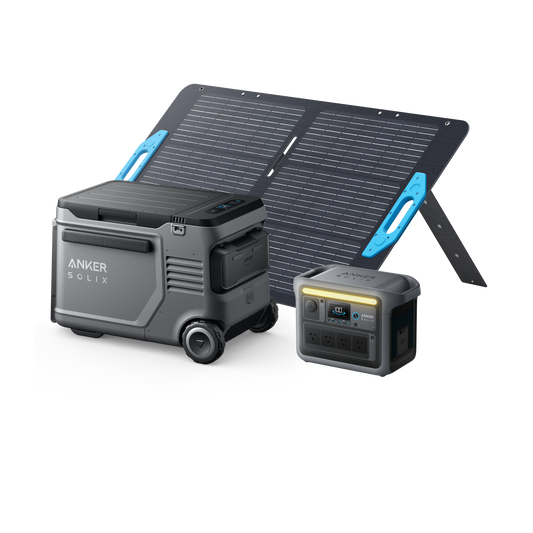 Anker SOLIX C1000 + EverFrost 2 40L Electric Cooler + 100W Solar Panel