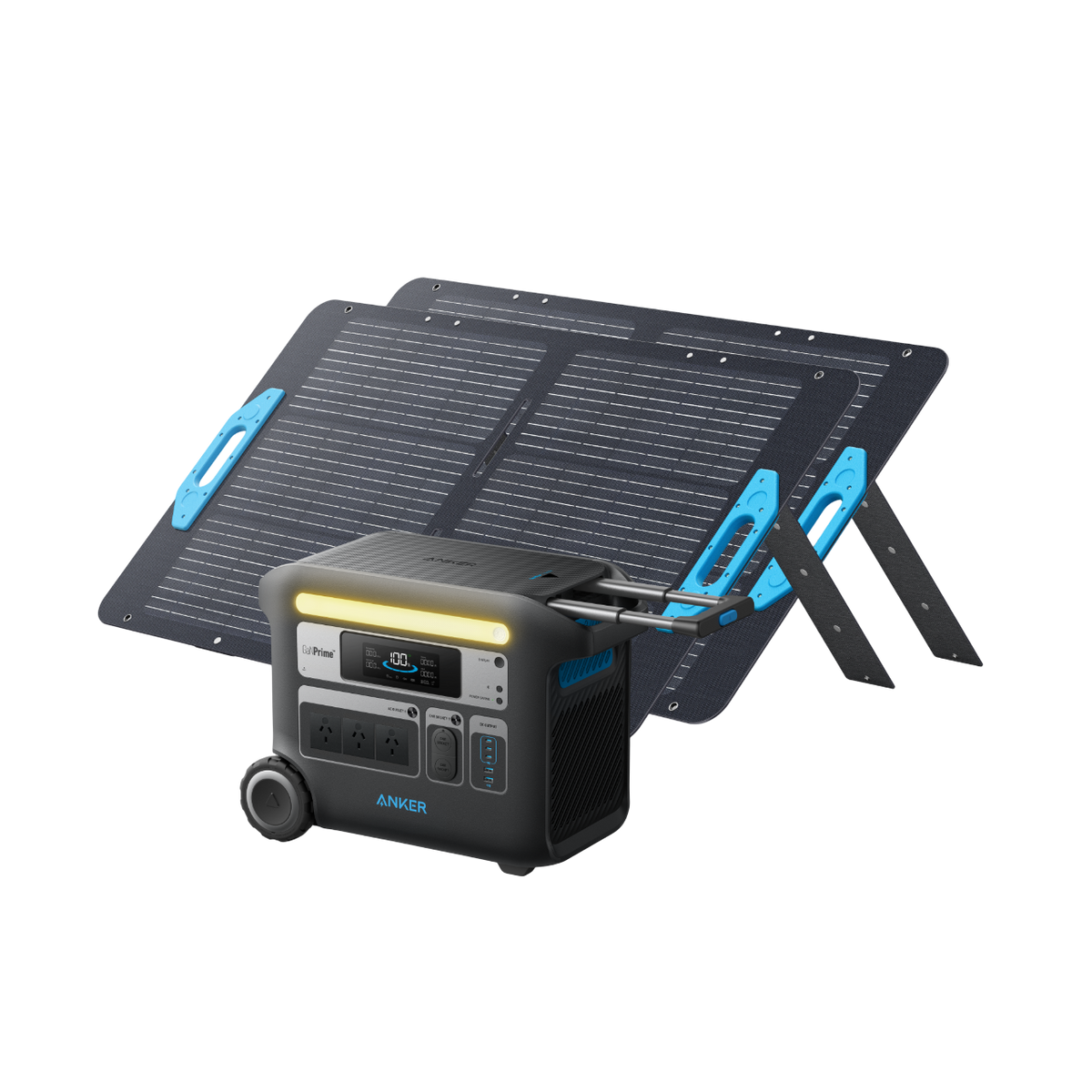 Anker SOLIX F2000 Solar Generator + 2 x 100W Solar Panel