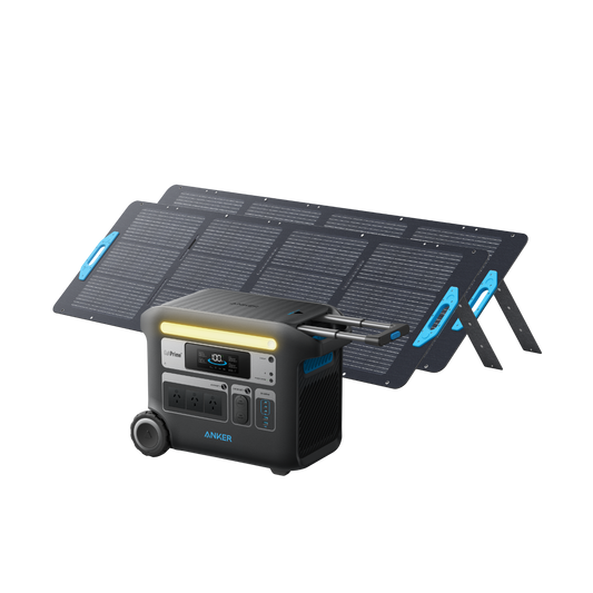Anker SOLIX F2000 Solar Generator + 2 × 200W Solar Panel