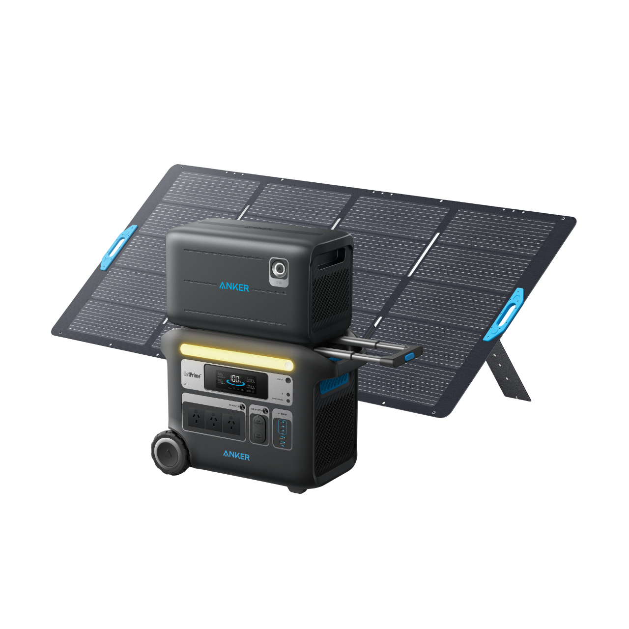 Anker SOLIX F2000 Solar Generator + Expansion Battery + 1 x 400W Solar Panel
