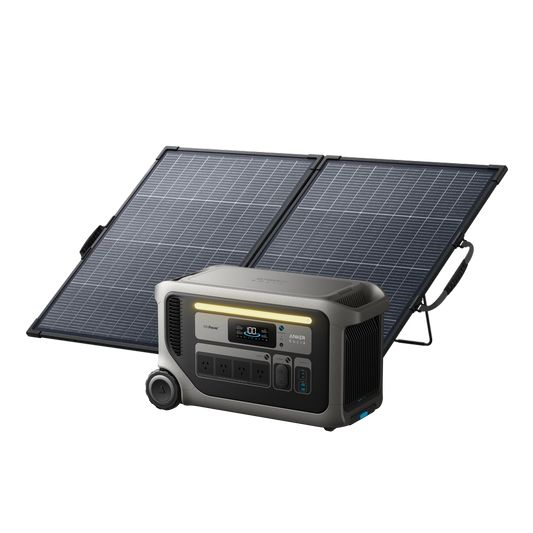Anker SOLIX F3000 + PS200 Bifacial Portable Solar Panel