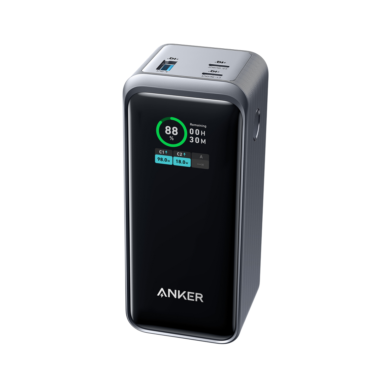 Anker Prime 20,000mAh Power Bank (200W, 3-Port &amp; Smart Display)