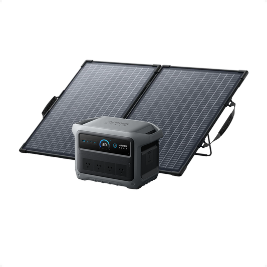 Anker SOLIX C1000 Solar Generator + 100W Solar Panel（recommend）