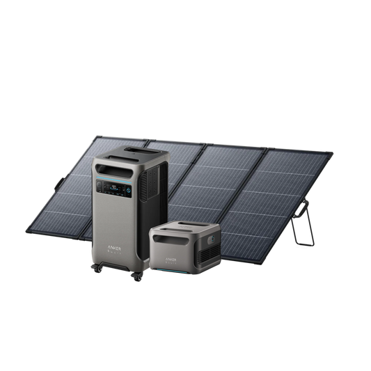 Anker SOLIX F3800 + Expansion Battery + 1 × 400W Solar Panel